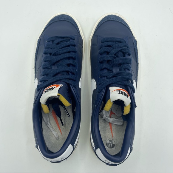 Nike Blazer Low 77’ vintage Midnight Navy Men’s Sneakers - Picture 6 of 8